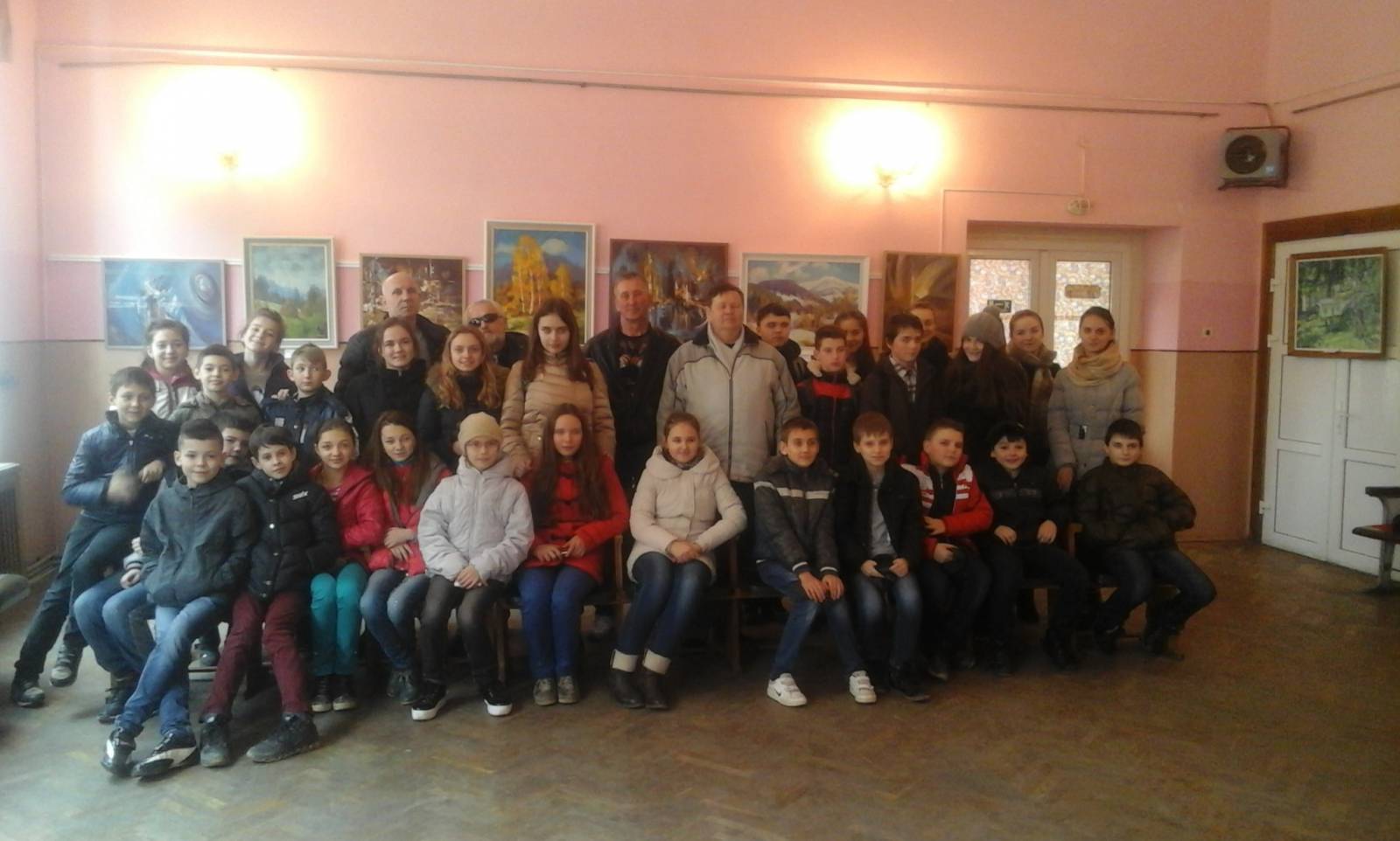Зустріч свалявських учнів із художниками