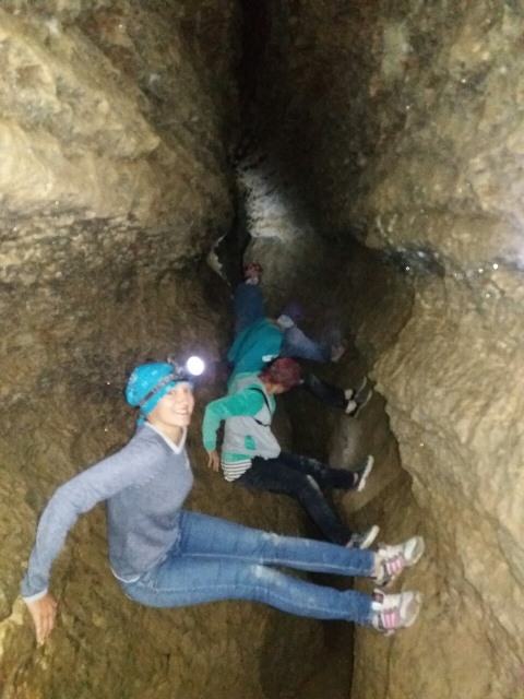 Маршрут у печері на Тернопільщині