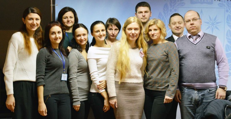 Мирослава Лендьел із колегами у Вінниці