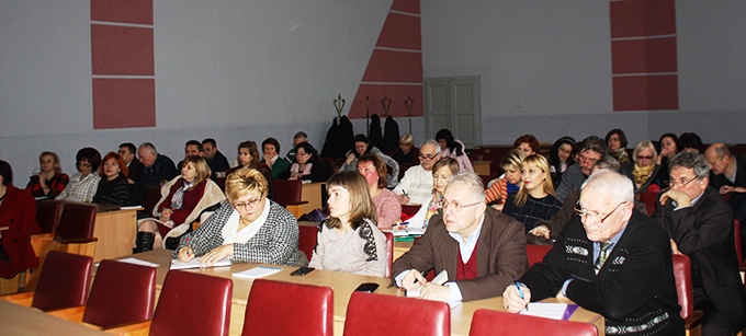 Учасники наради в Закарпатському інституті післядипломної педагогічної освіти
