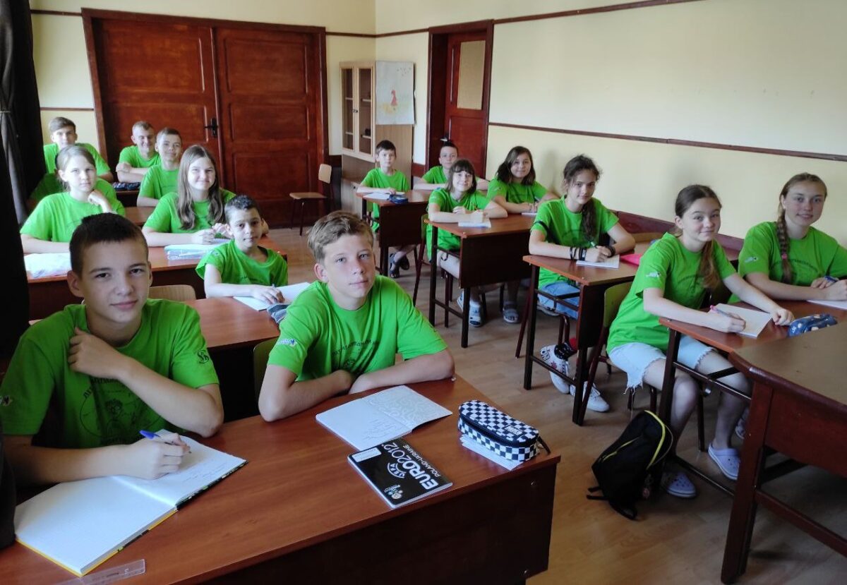 Заняття під час Всеукраїнської багатопредметної школи