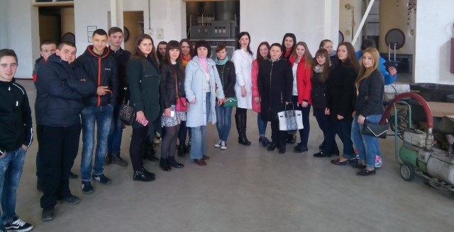 Студенти Свалявського технічного коледжу на Ужгородському коньячному заводі