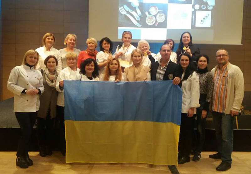 Українська делегацаія на Всесвітній кулінарній олімпіаді-2016